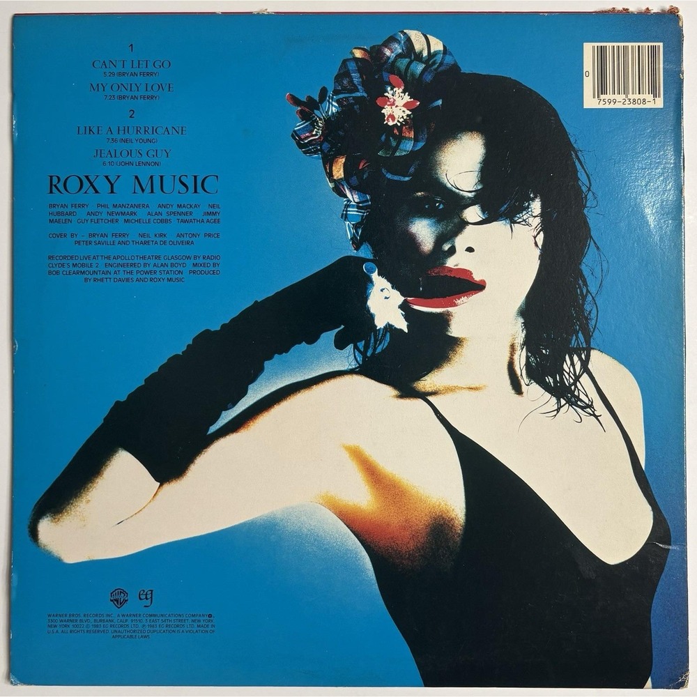 Roxy Music - The High Road - Vinyl 12" EP - 1983 EG/Warner Bros Ultrasonic Clean - Picture 5 of 5